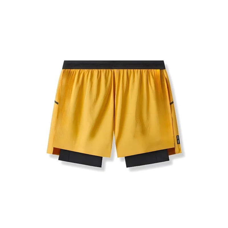 2 in 1 Double-Deck Quick Dry Men Sport Shorts
