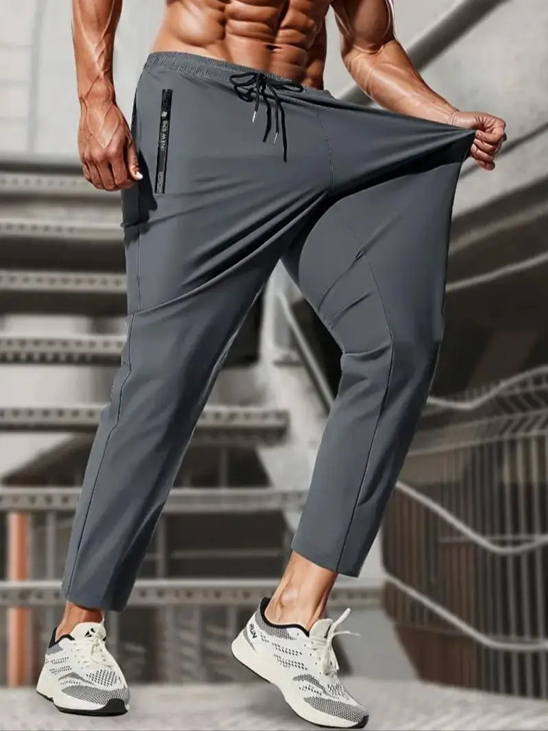 Men's High Elasticity Ice Silky Joggers