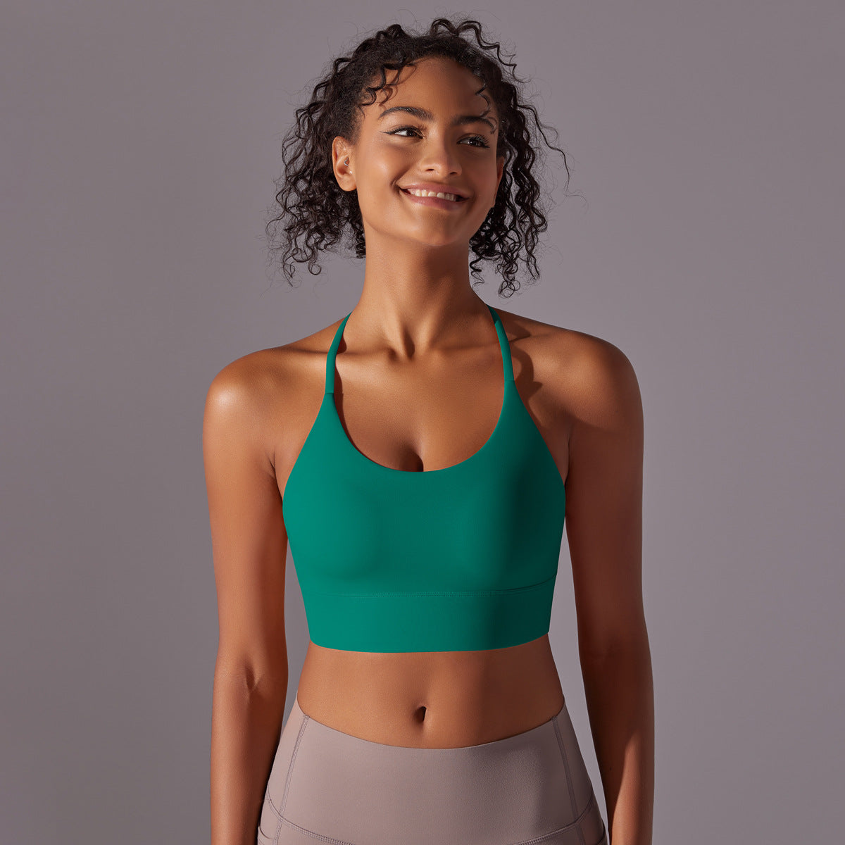 Nude Feel Halter Yoga Bra