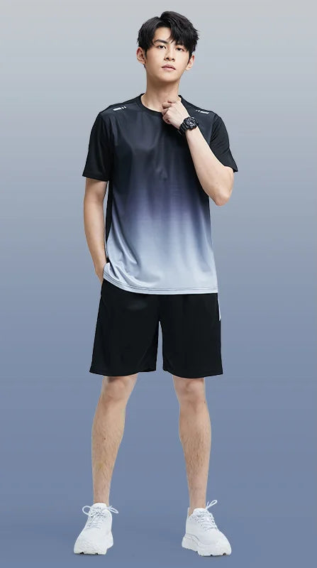 Ice Silk Quick-Dry Sportswear Set 