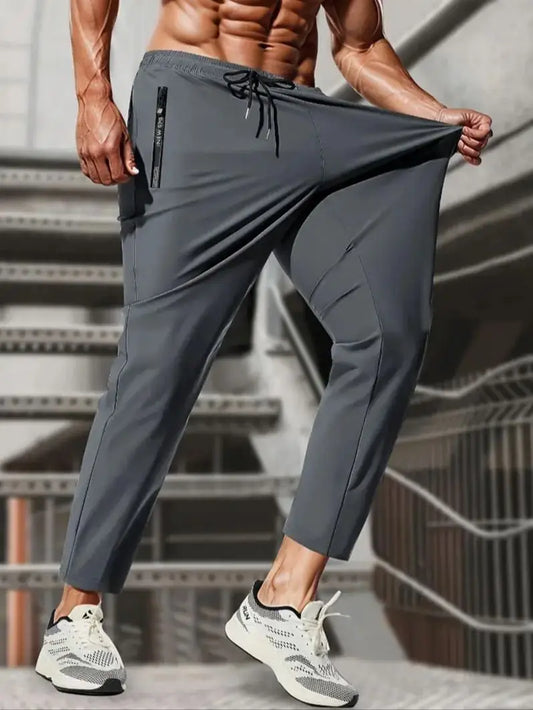 Men's High Elasticity Ice Silky Joggers 