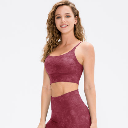 Printed Yoga Bra