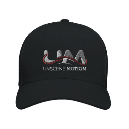 Trucker Cap embroided with the Unscene Motion logo