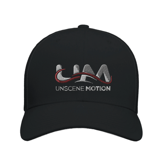 Trucker Cap embroided with the Unscene Motion logo